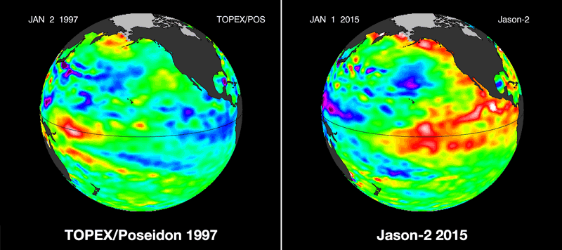 El Niño: 1997 vs. 2015