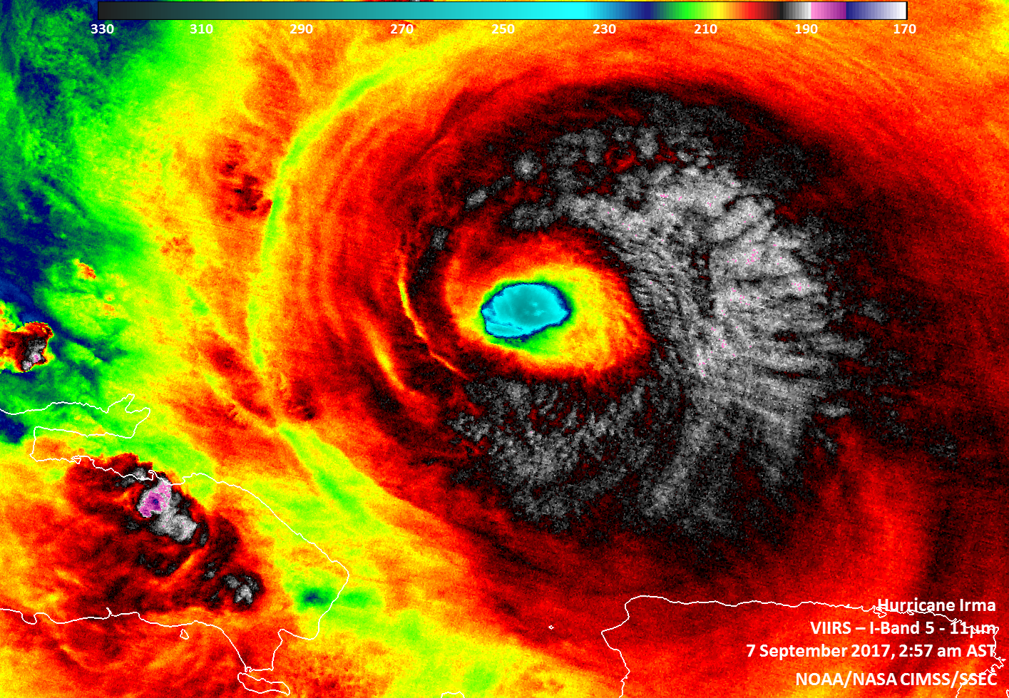 Infrared imagery from Suomi NPP