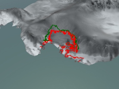 Slowdown in Antarctic Mass Loss from Solid Earth and Sea-Level Feedbacks