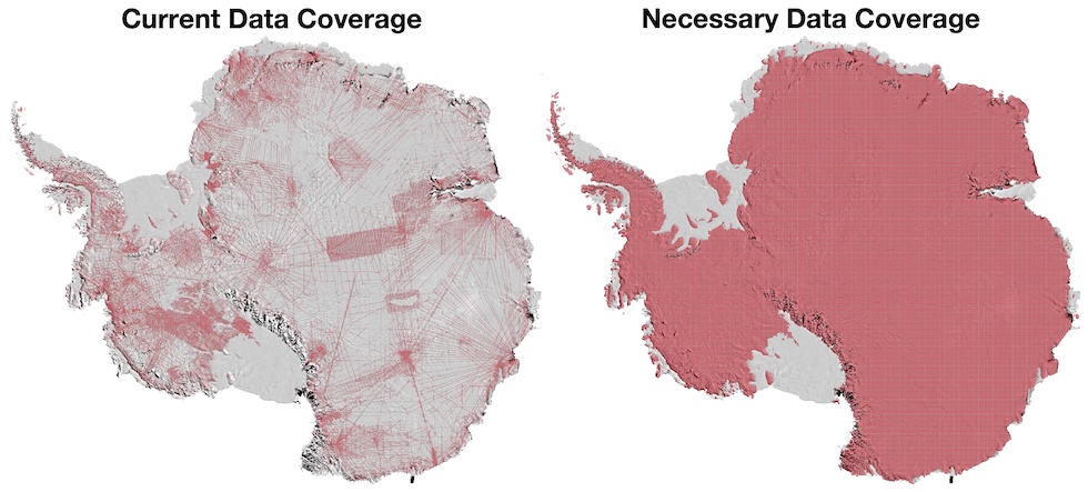 Antarctic data coverage