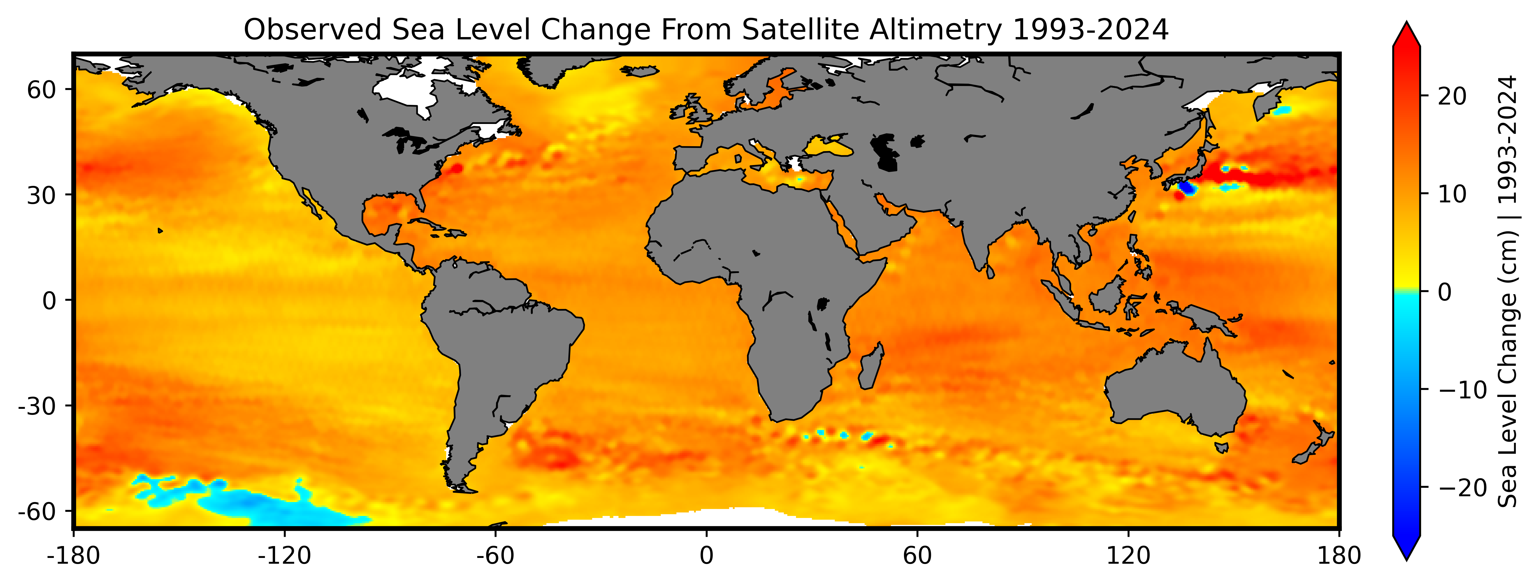 Sea level trends (1993-2024)