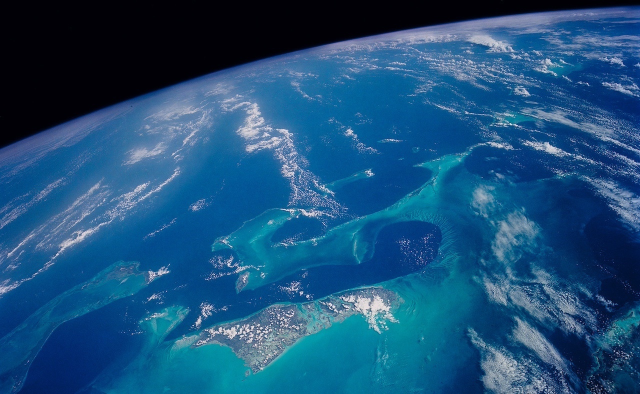 Satellite image of the Bahamas. Image credit: NASA