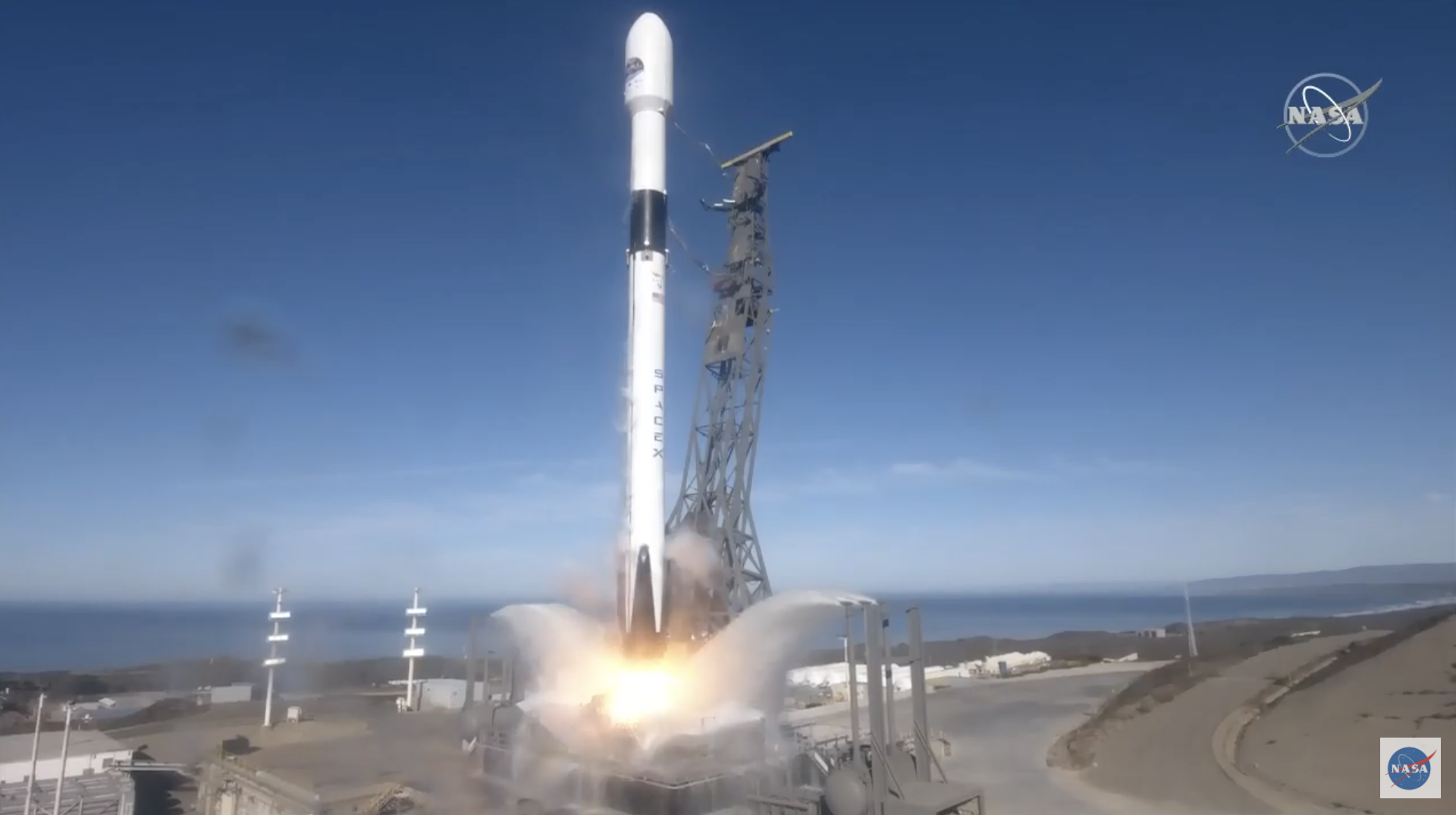 slide 1 - Sentinel-6 Michael Freilich launches on a Space X Falcon 9