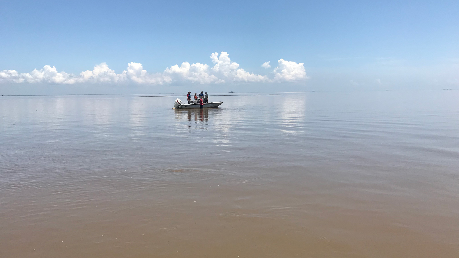 Researchers with NASA’s Delta-X mission conduct preliminary field work in coastal Louisiana’s delta region.